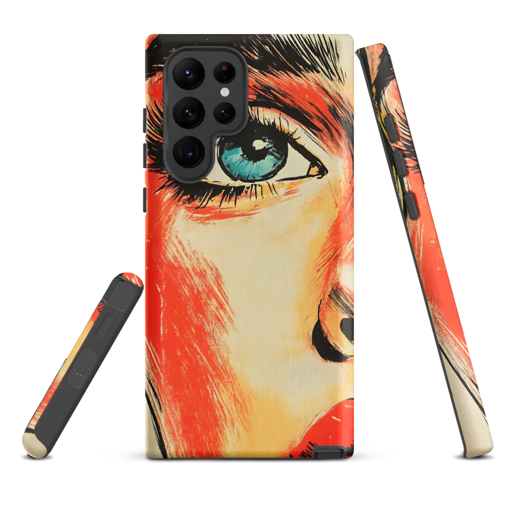 Intense Gaze: A Pop Art Portrait