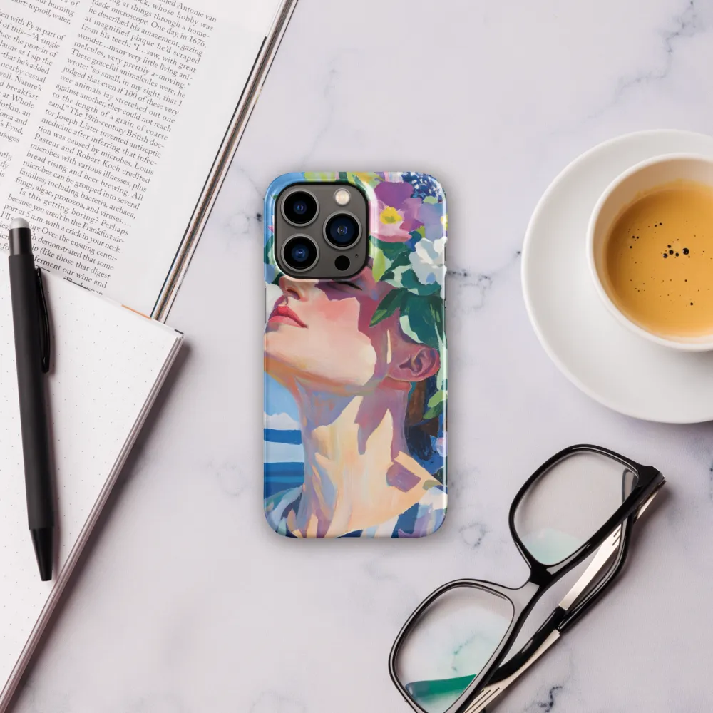 Blossom of Serenity | Phone Case |  13 Pro | Snap Case | Glossy