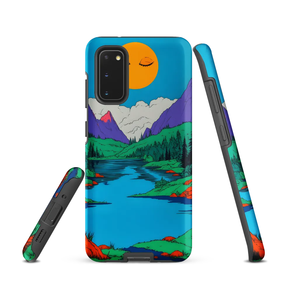 Whimsical Serenity in Vibrant Colors