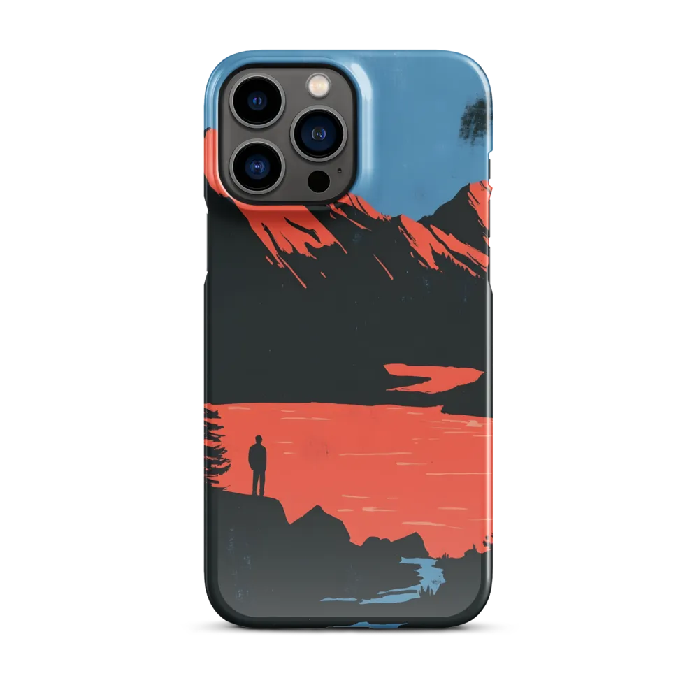 Serenity in Contrast | Phone Case |  13 Pro Max | Snap Case | Glossy