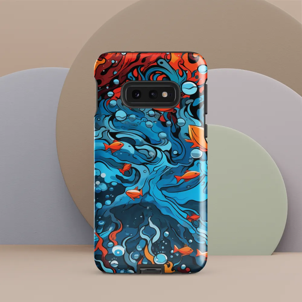 Fluid Harmony: Ocean and Flames
