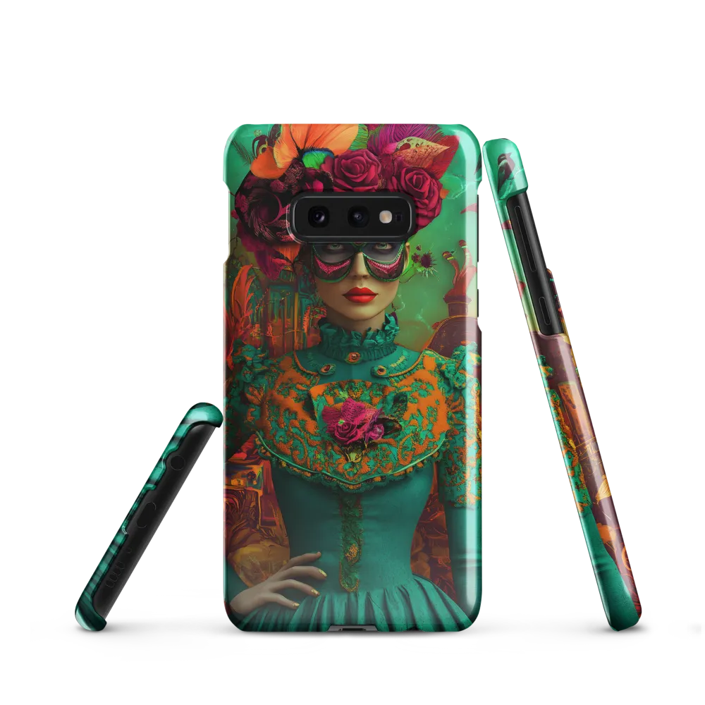 Enchanted Elegance: A Portrait of Mystique | Phone Case |  S10e | Snap Case | Glossy