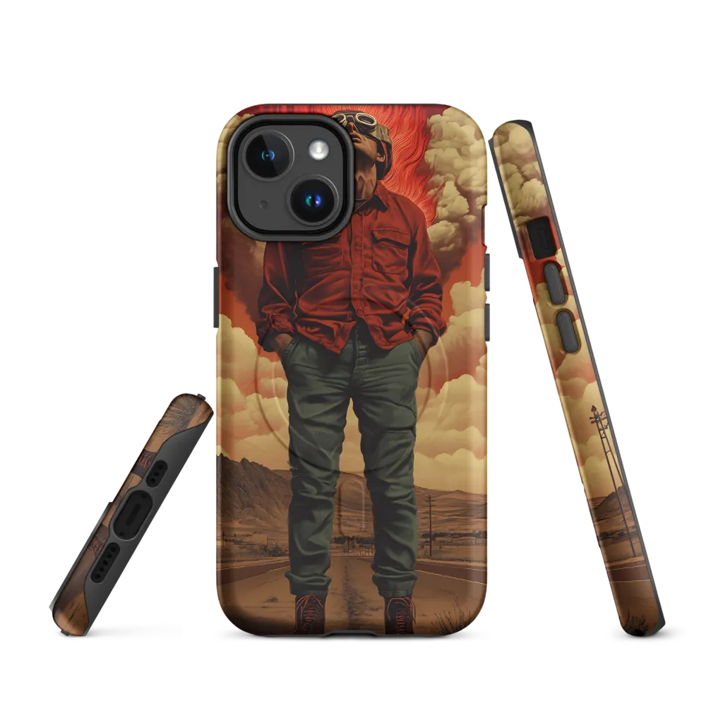 Defiant Spirit in a Surreal Landscape