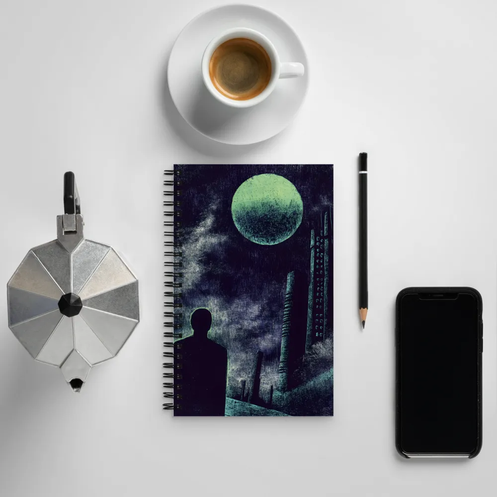 Lunar Solitude | Spiral Notebook