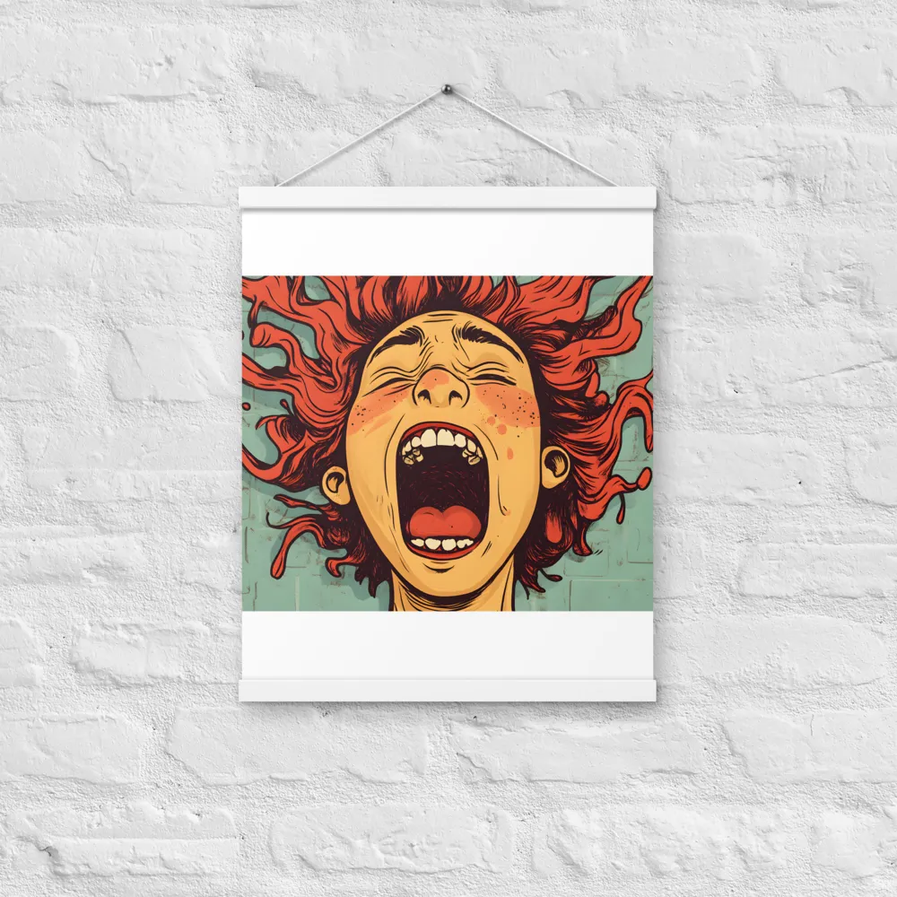 Fury Unleashed | Poster With White Wood Hanger | 16″×20″