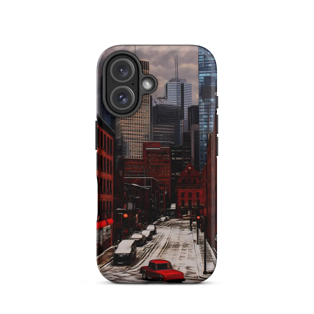 Winter's Urban Embrace | Phone Case |  16 | Tough Case | Matte