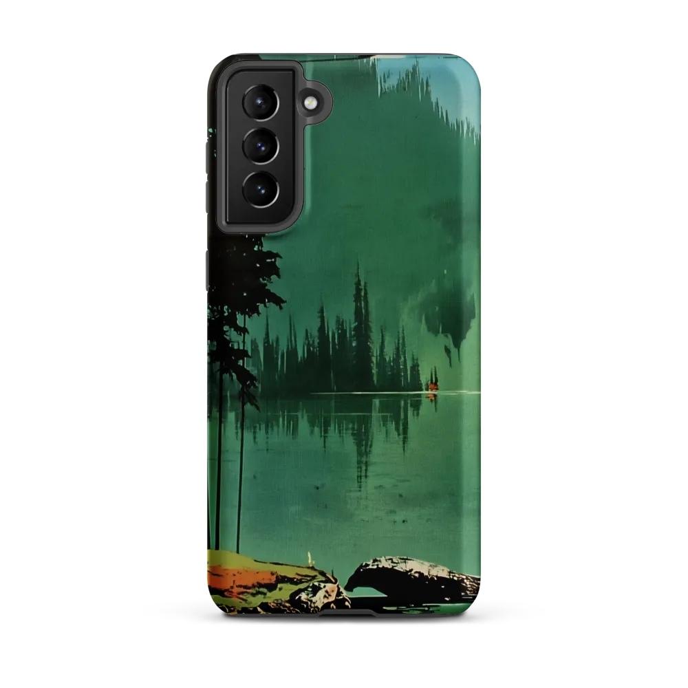 Serenity Reflected: A Tranquil Lake Scene