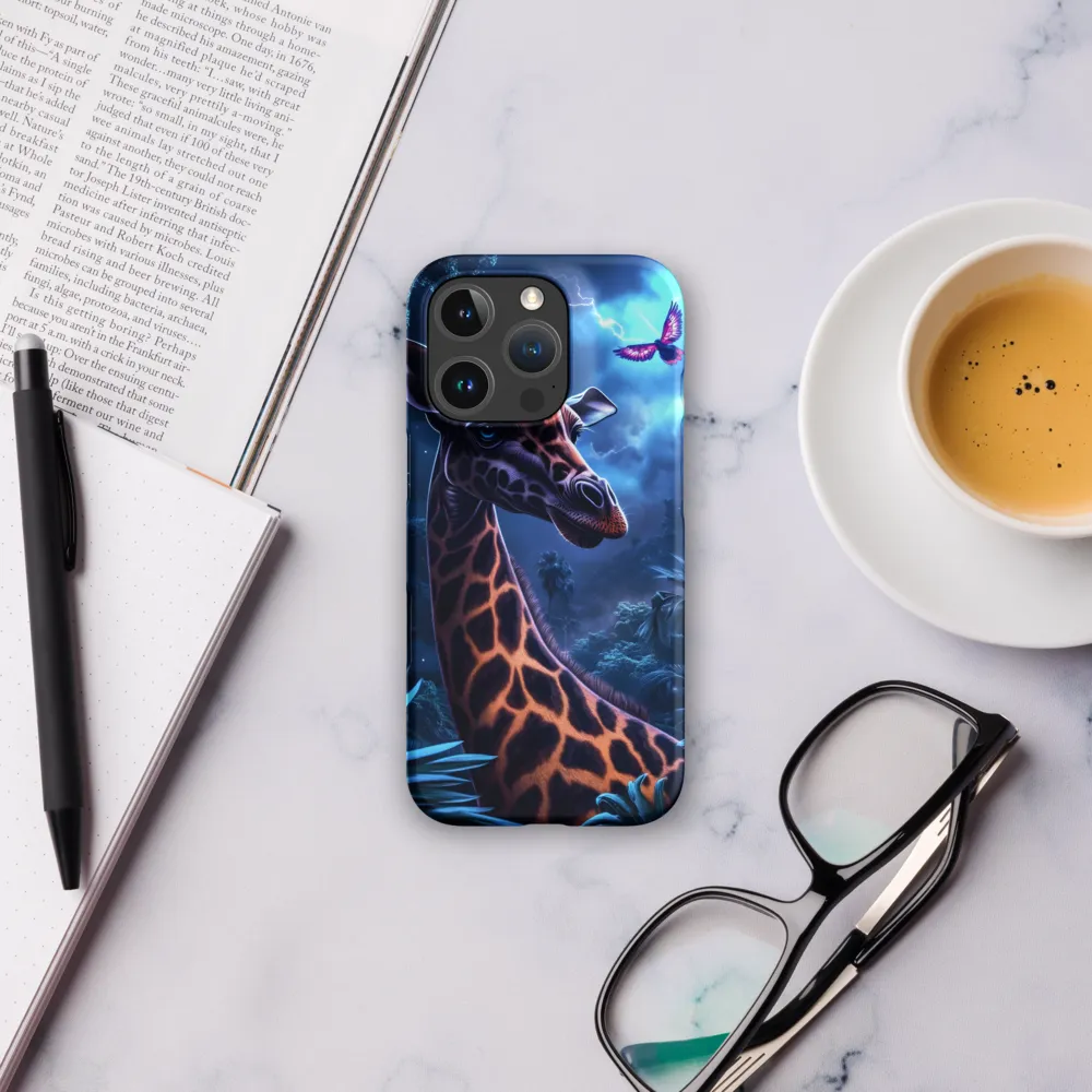 Mystical Giraffe in Twilight Jungle | Phone Case |  16 Pro | Snap Case | Matte