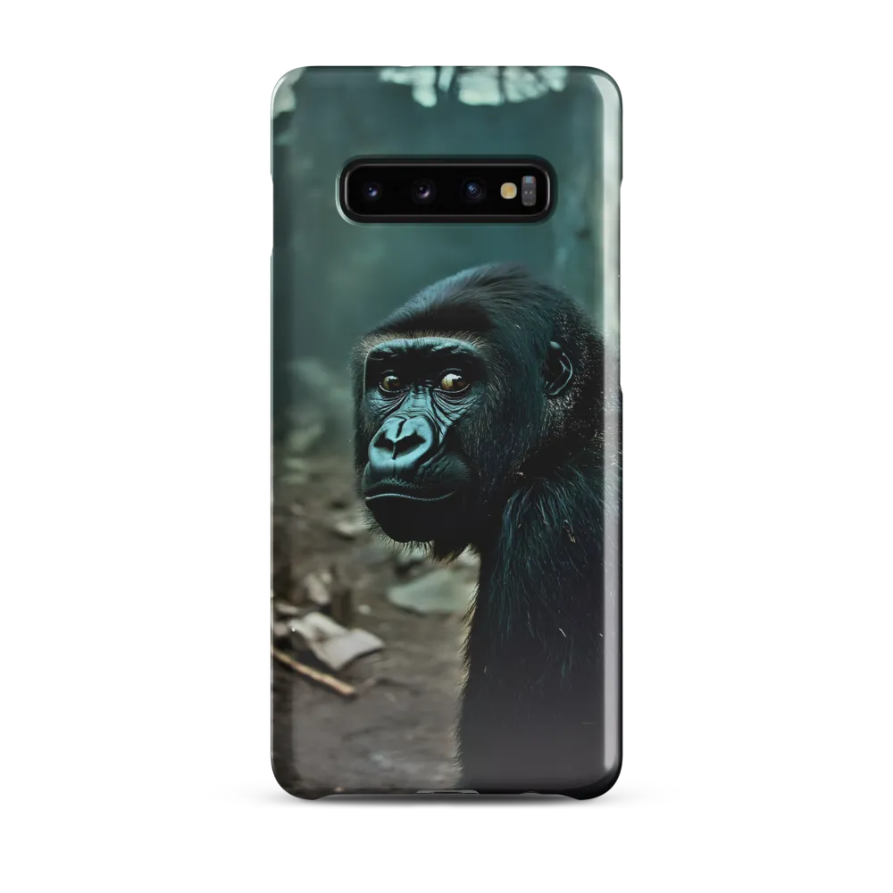 Gorilla in Contemplation | Phone Case |  S10 Plus | Snap Case | Glossy