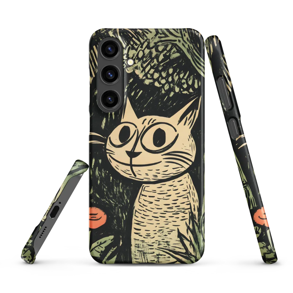 Whimsical Cat in the Forest