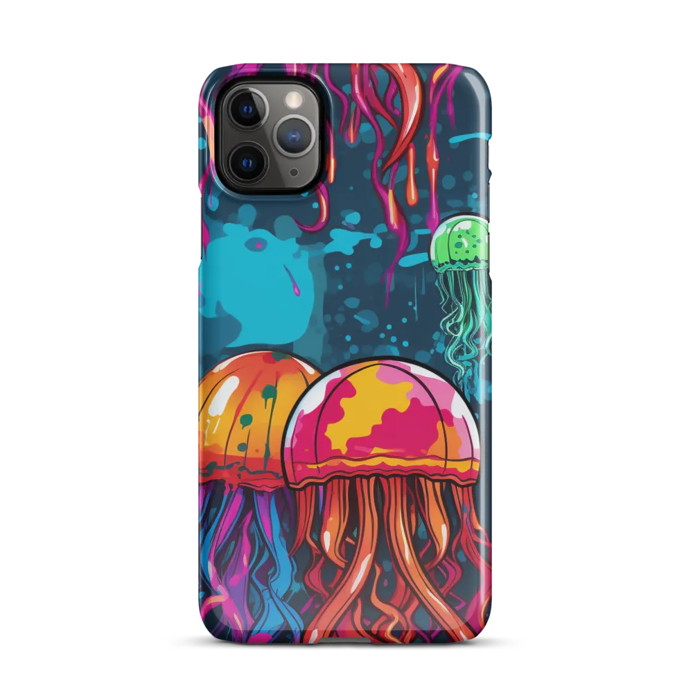 Underwater Symphony of Jellyfish | Phone Case |  11 Pro Max | Snap Case | Glossy