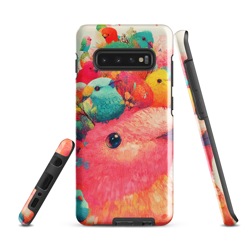 The Whimsical Crown of Color | Phone Case |  S10 Plus | Tough Case | Glossy