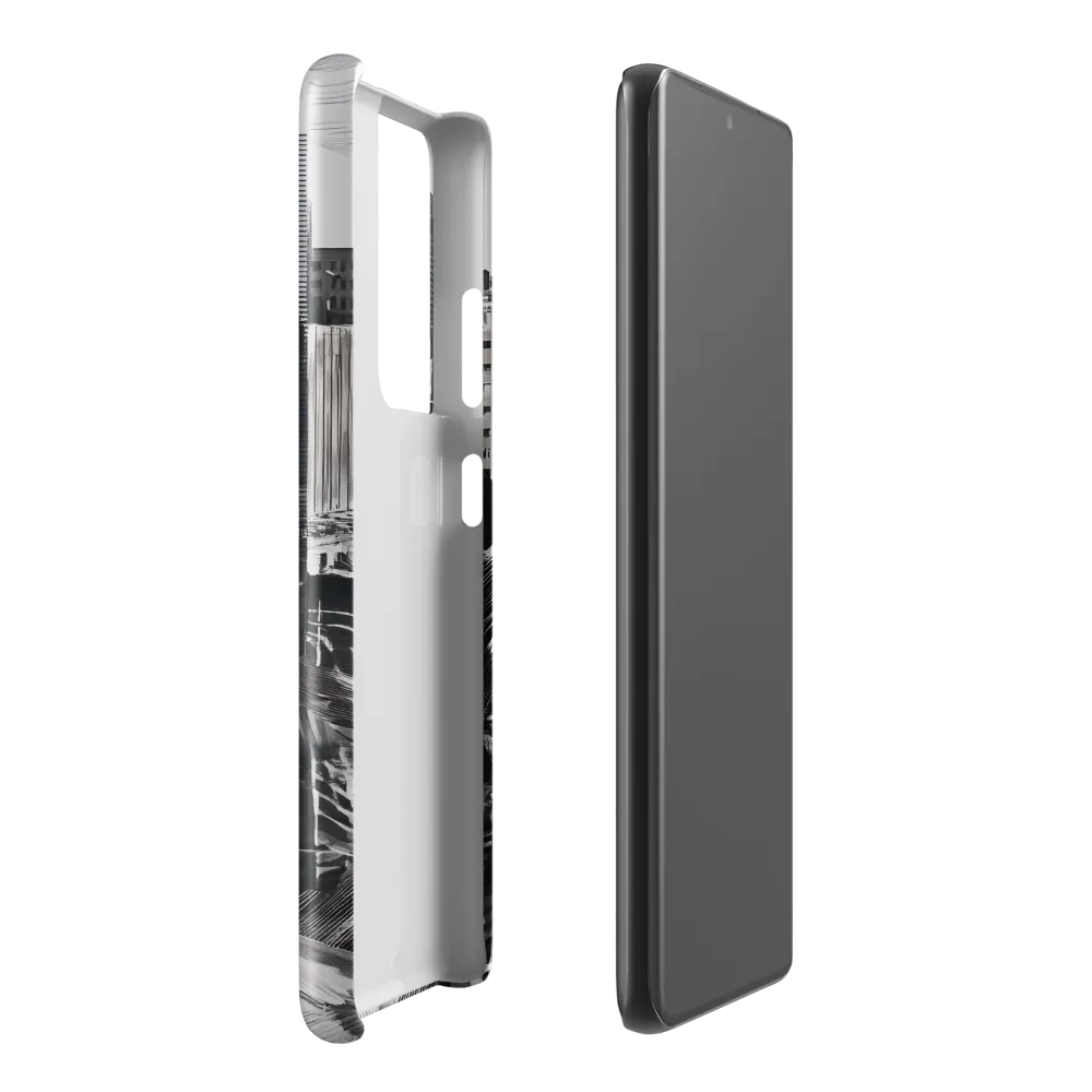 Urban Rhythm in Black and White | Phone Case |  S21 Ultra | Snap Case | Glossy
