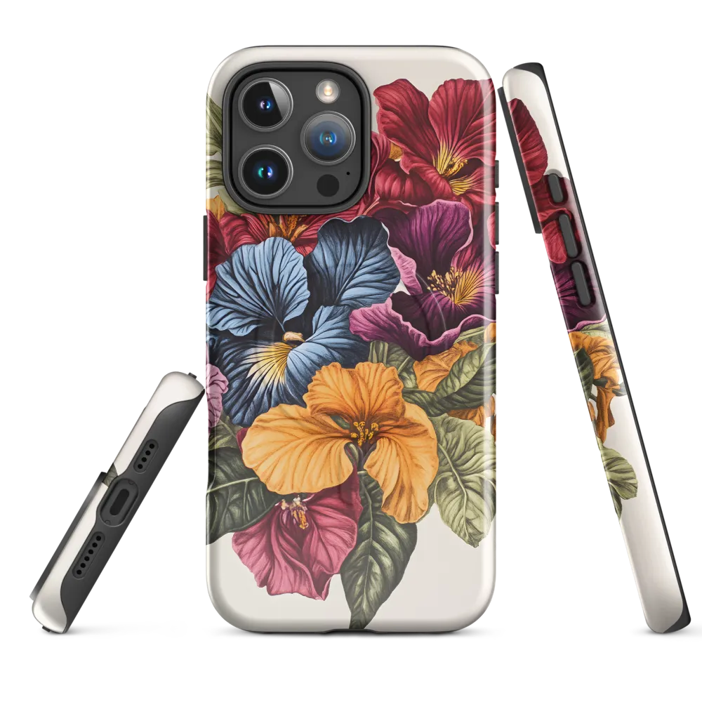 Floral Symphony in Color | Phone Case |  16 Pro Max | MagSafe® Tough Case | Glossy
