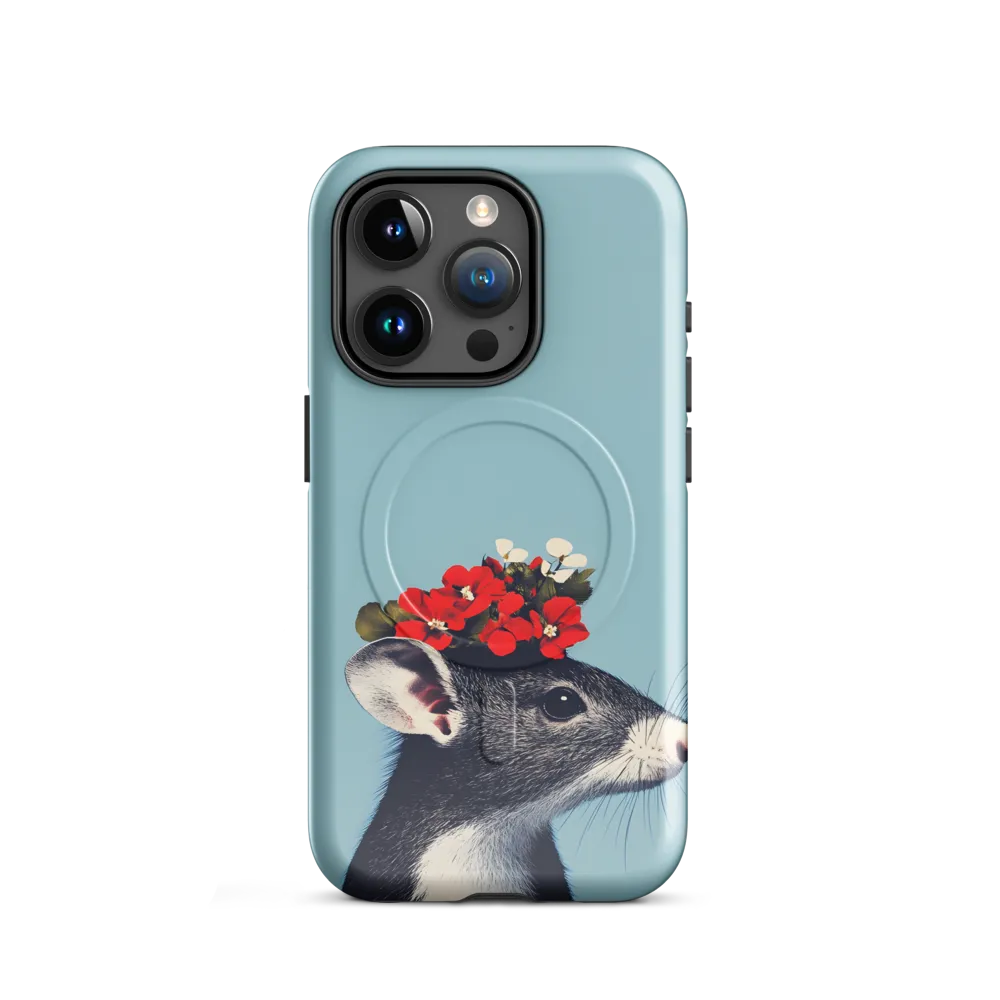 Whimsical Flora: A Mouse's Floral Crown