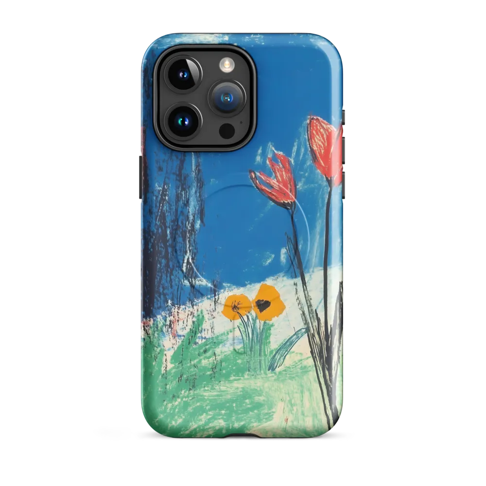 Joyful Blossoms in Blue