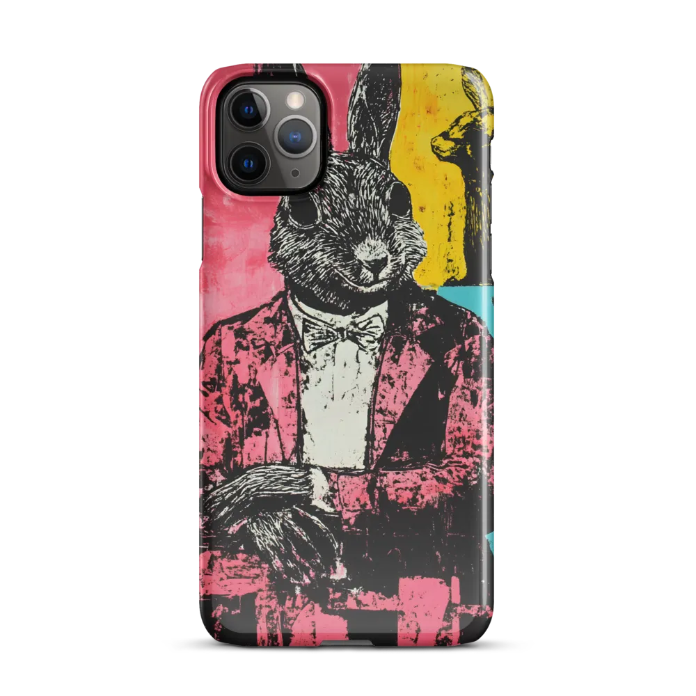 The Dapper Rabbit | Phone Case |  11 Pro Max | Snap Case | Glossy