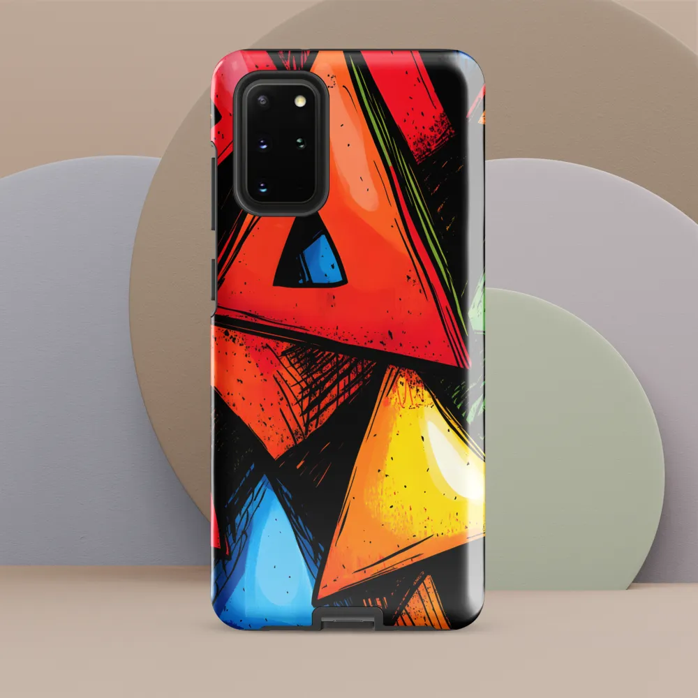 Vibrant Triangles in Abstract Harmony