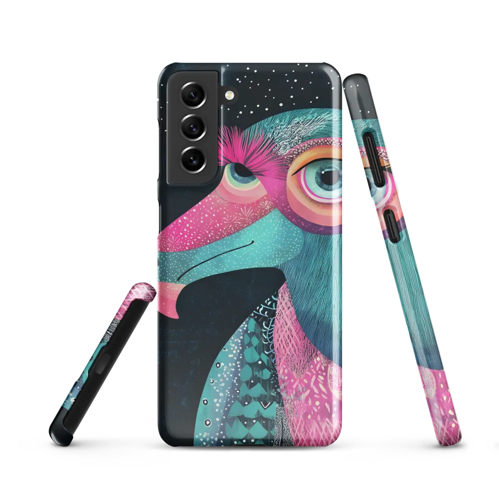 Whimsical Vulture: A Dance of Colors