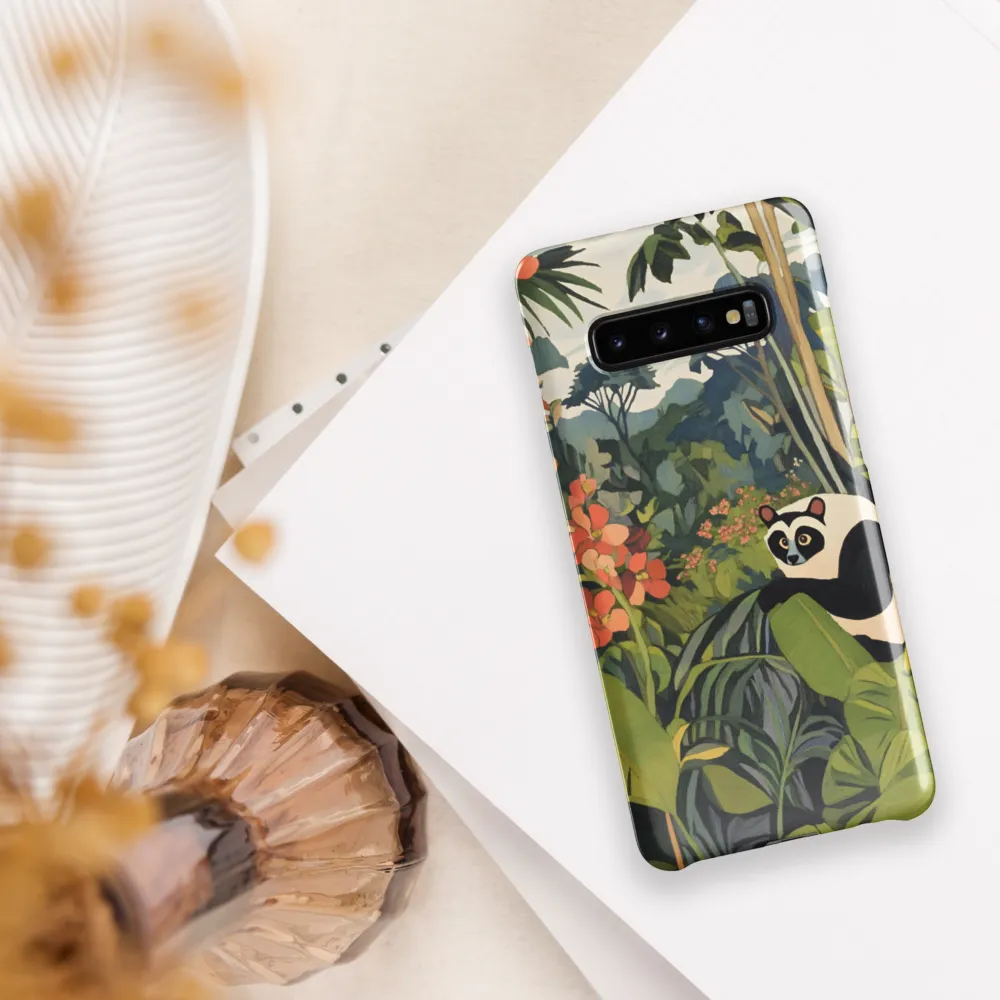 Panda in Paradise | Phone Case |  S10 Plus | Snap Case | Glossy