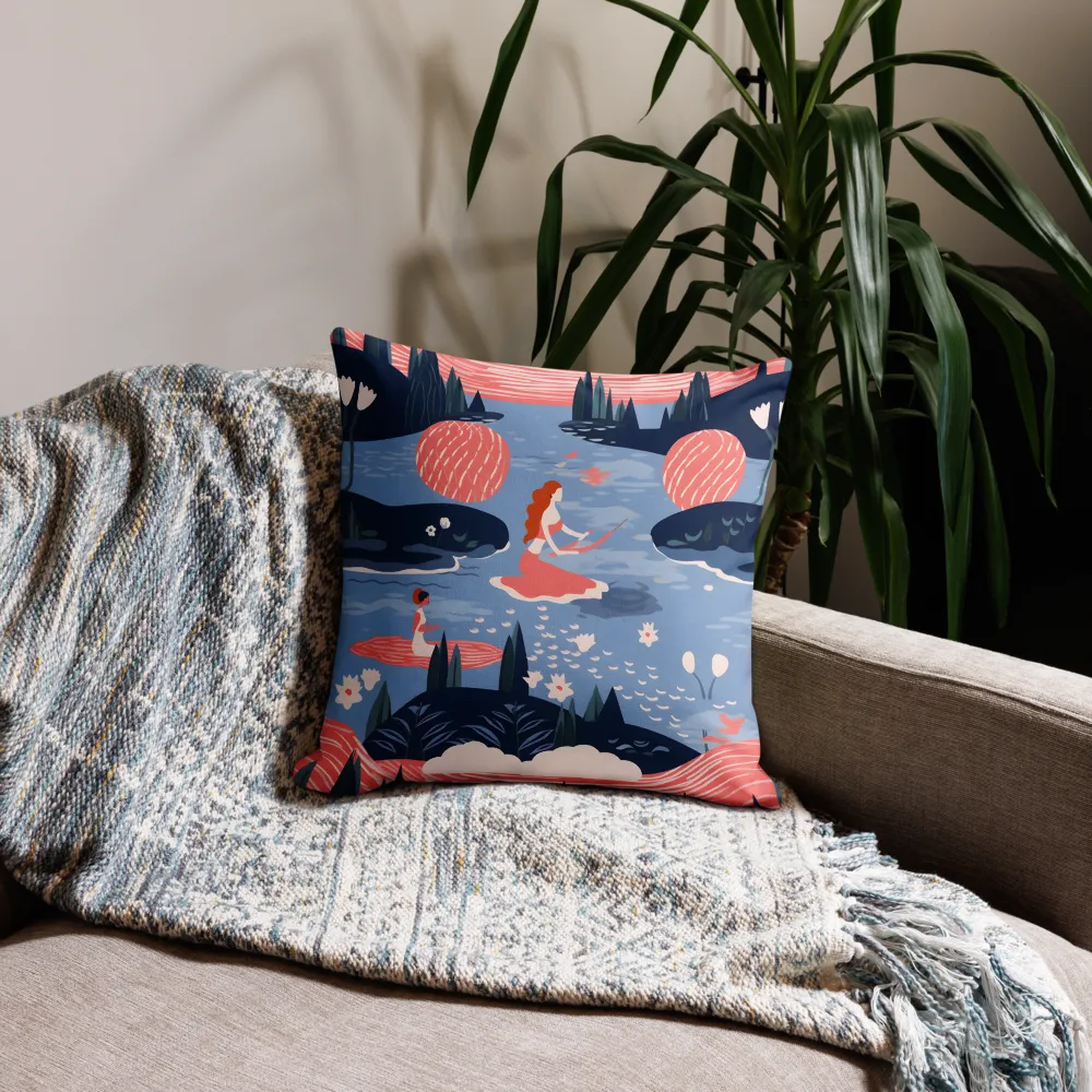 Whispers of Tranquility | Pillow | 18″×18″