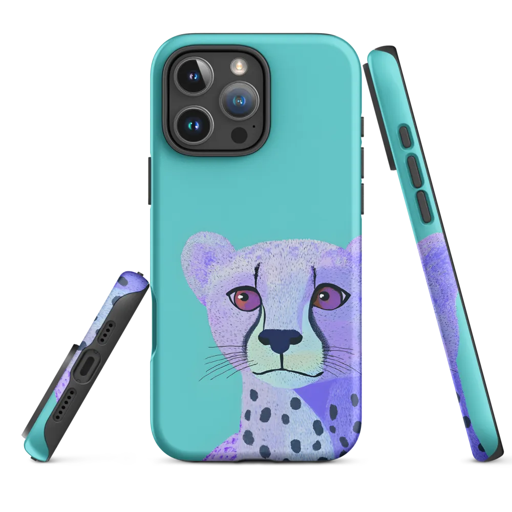 Curious Cheetah | Phone Case |  16 Pro Max | Tough Case | Matte