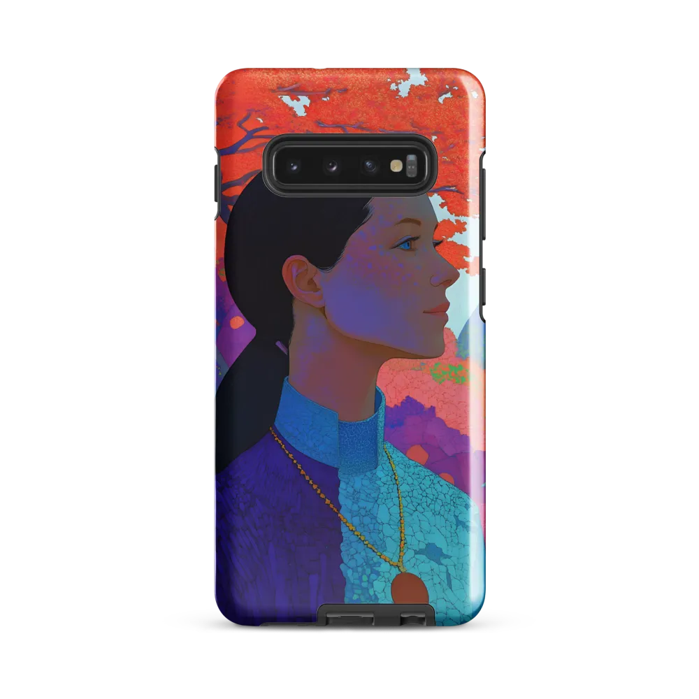 Harmony in Color: A Portrait of Serenity | Phone Case |  S10 Plus | Tough Case | Glossy