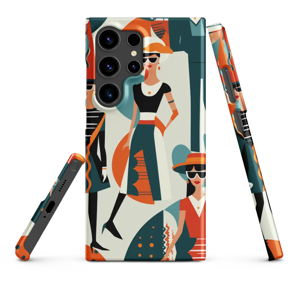 Chic Figures in Pop Art | Phone Case |  S24 Ultra | Snap Case | Matte