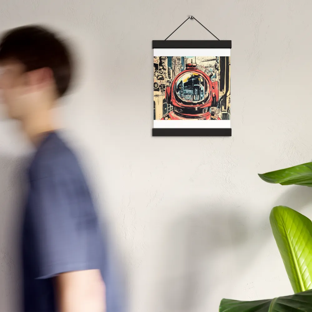 Reflections of Tomorrow | Poster With Black Wood Hanger | 8″×10″