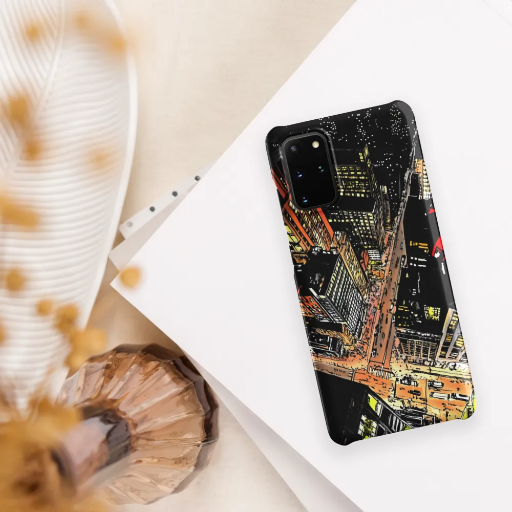 Urban Nightscape: A Bird's-eye View