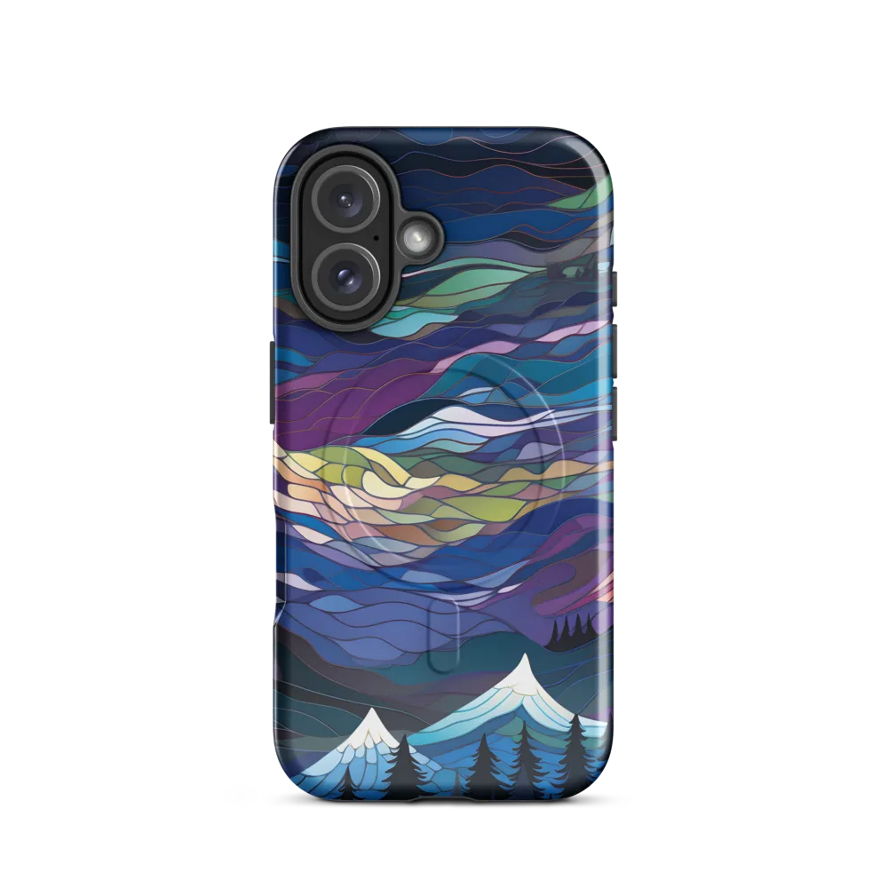 Twilight Peaks: An Abstract Mountain Landscape