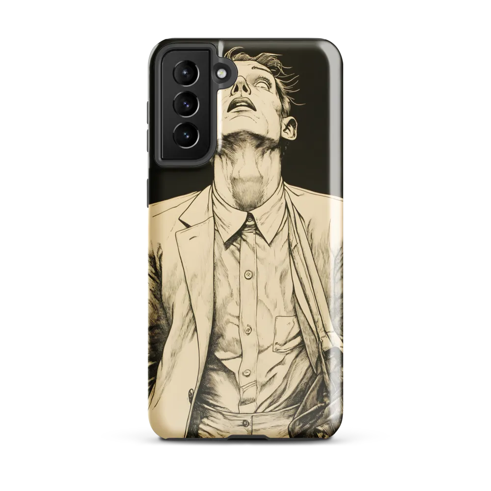 Desperate Gaze | Phone Case |  S21 Plus | Tough Case | Glossy