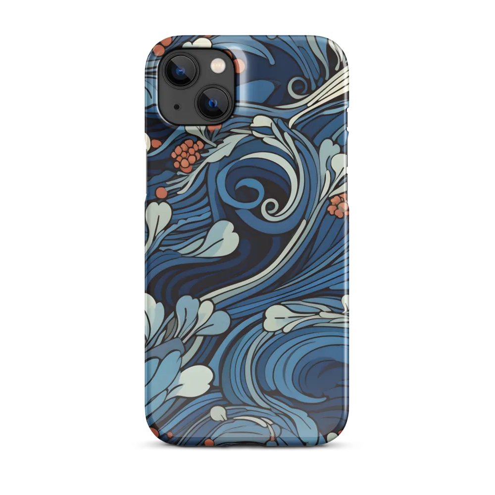 Nature's Elegance: An Oceanic Tapestry | Phone Case |  14 Plus | Snap Case | Glossy