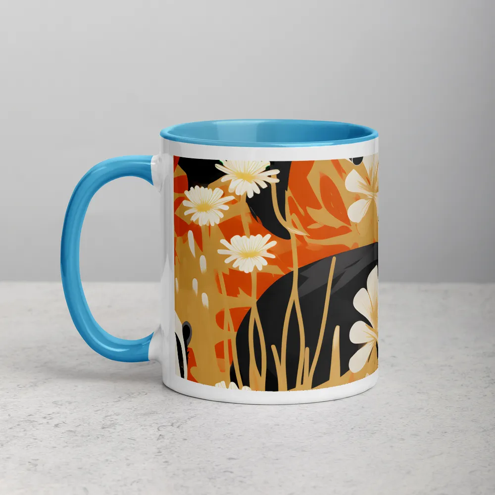 Whimsical Badgers in Bloom