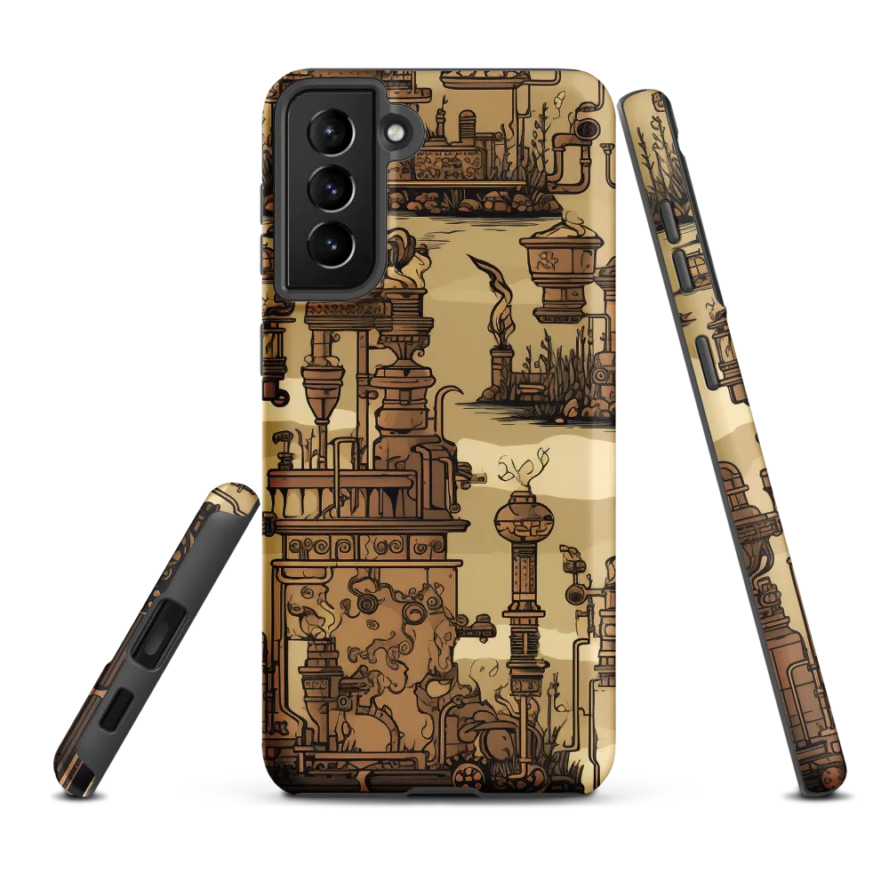 Whimsical Industrial Landscape