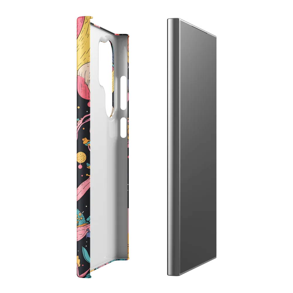 Whimsical Cosmic Owl | Phone Case |  S24 Ultra | Snap Case | Matte