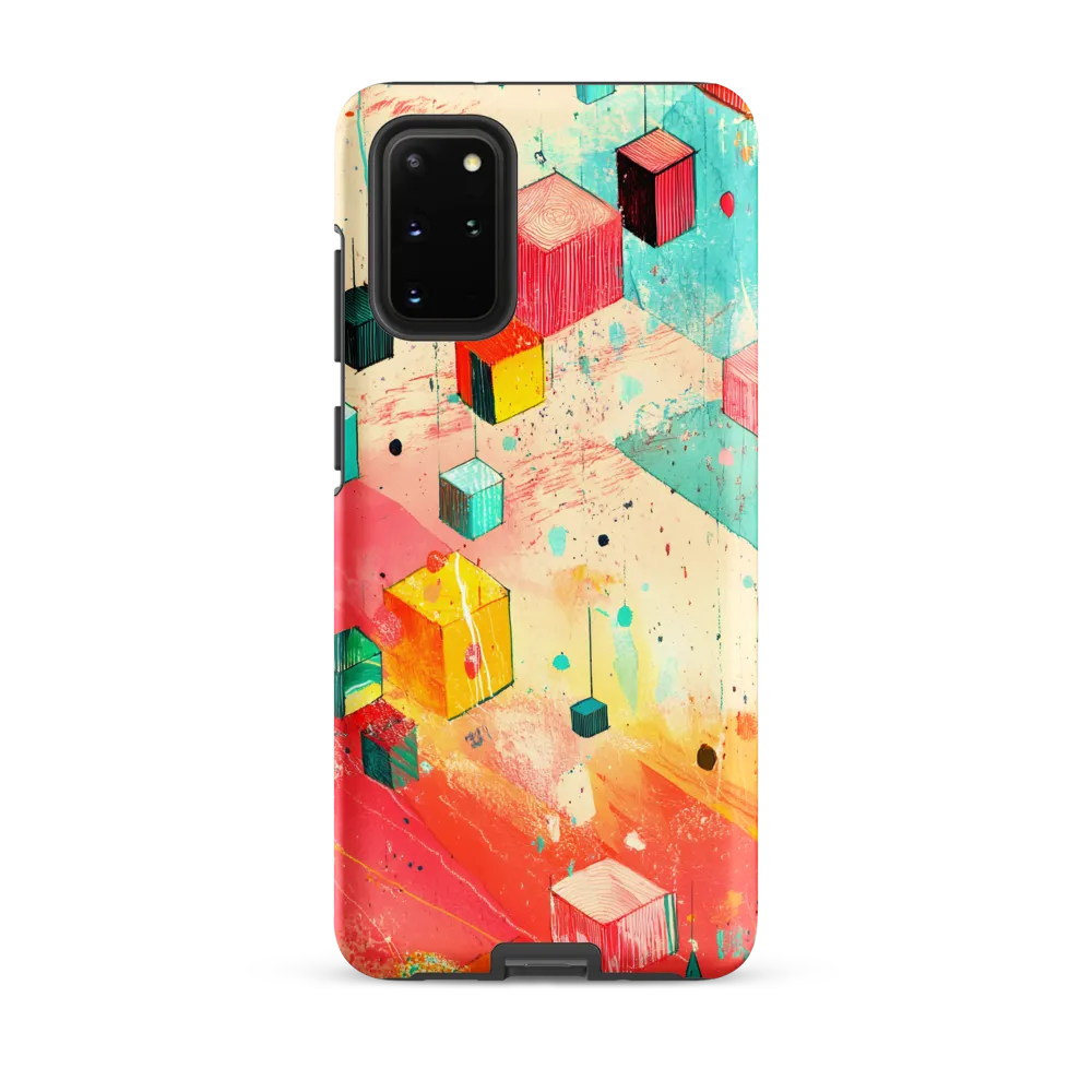 Suspended Cubes in Colorful Abstraction