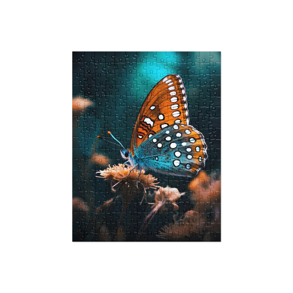 Whispers of Color: The Butterfly's Embrace | Jigsaw Puzzle | 252 pieces