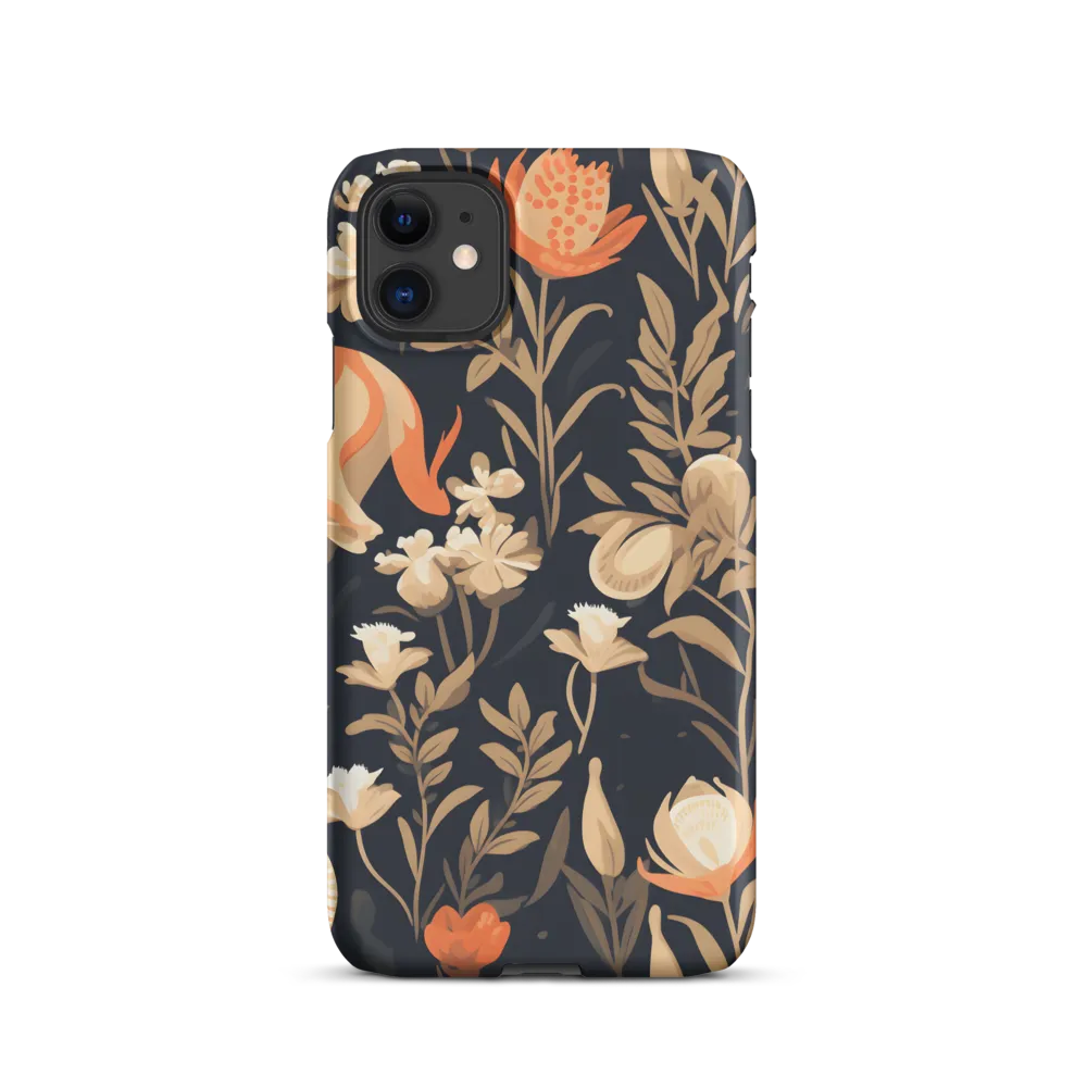 Floral Harmony: A Dance in the Dark
