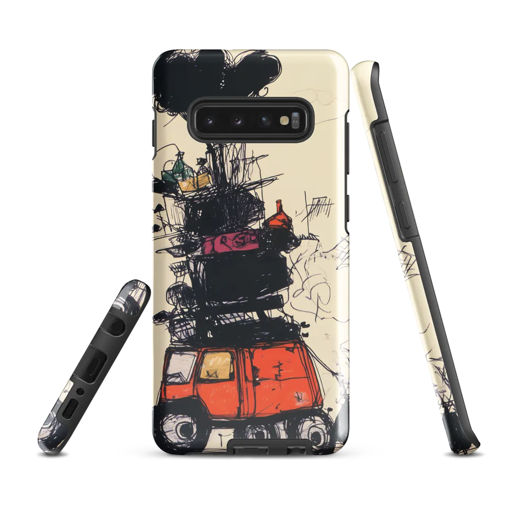 The Whimsical Hauler | Phone Case |  S10 Plus | Tough Case | Glossy