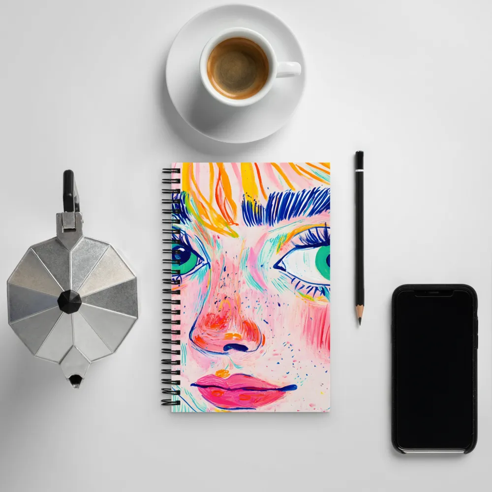 Vibrant Gaze | Spiral Notebook