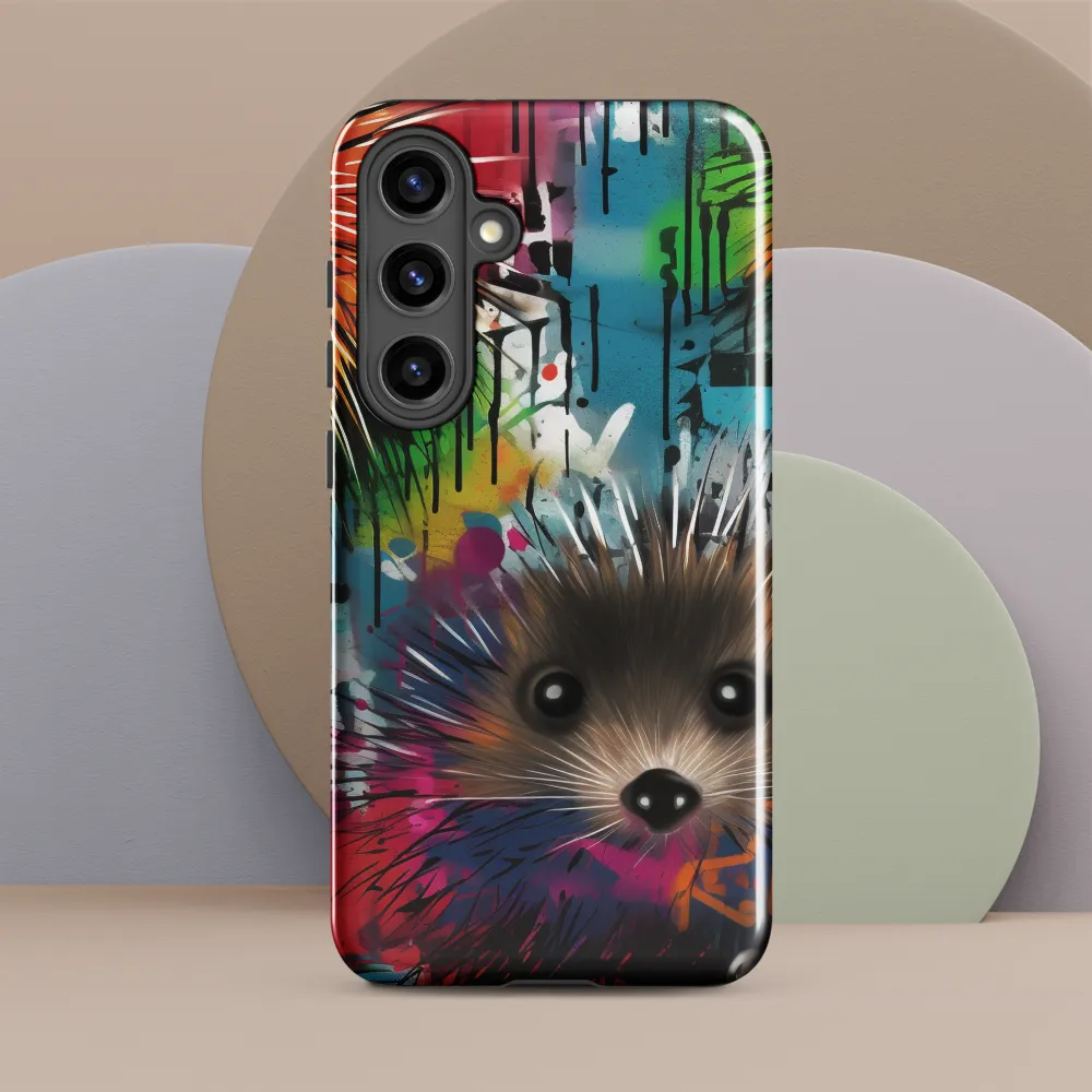 Whimsical Hedgehogs in a Kaleidoscopic Wonderland