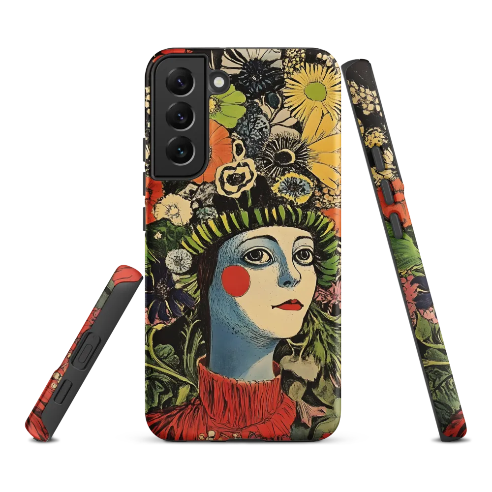 Floral Whimsy: A Portrait of Nature's Embrace