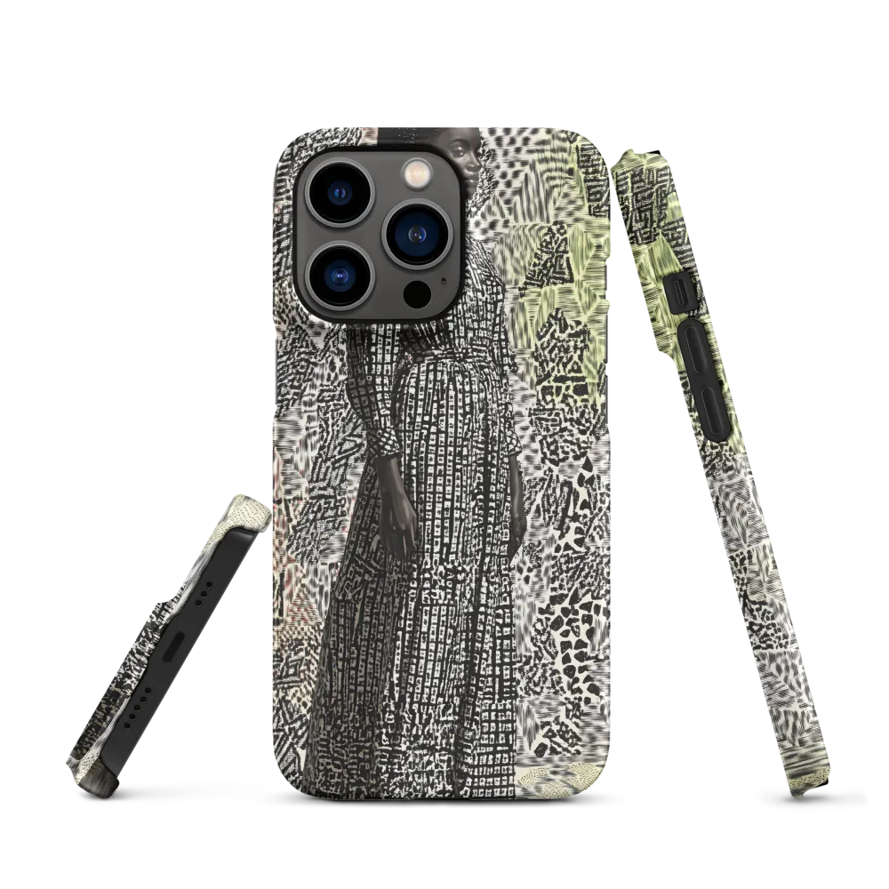 Elegance in Abstract Patterns | Phone Case |  13 Pro | Snap Case | Matte