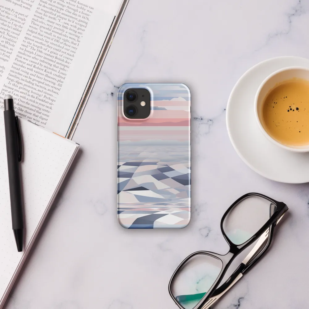 Serenity in Abstraction | Phone Case |  12 Mini | Snap Case | Glossy