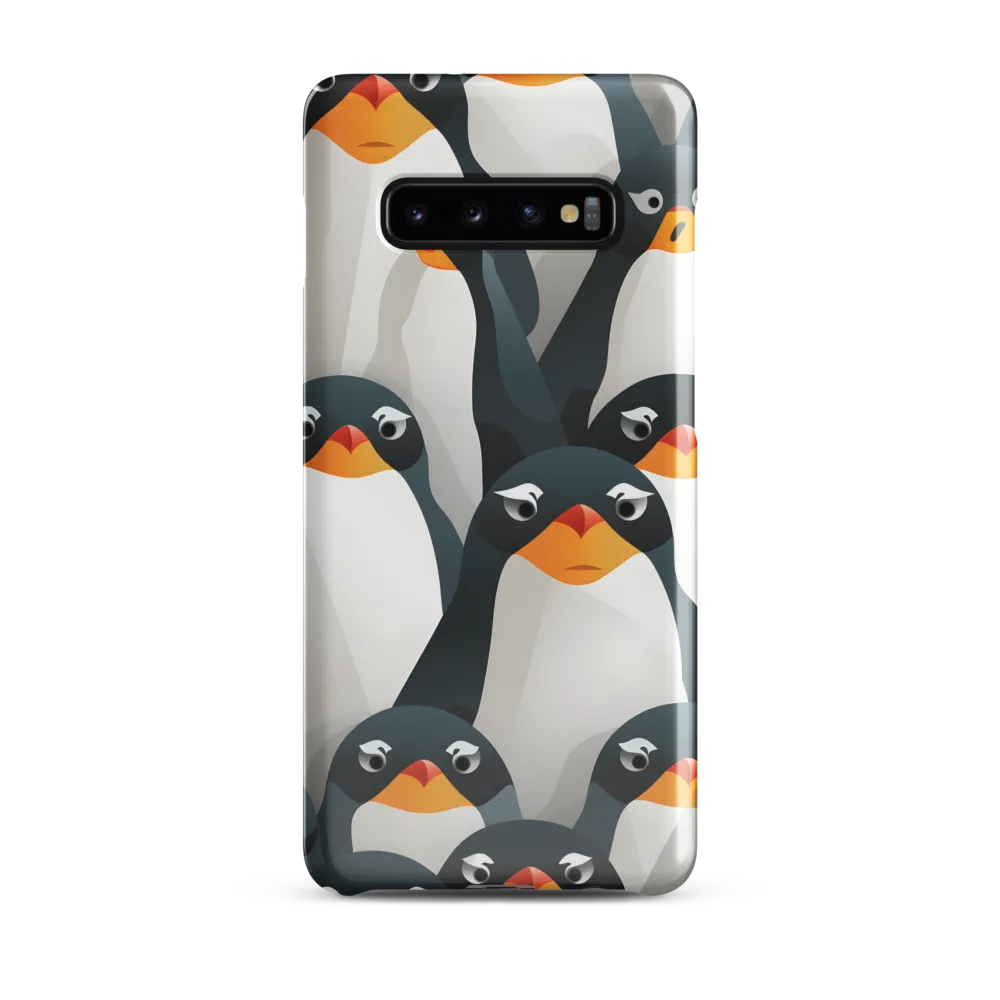 Playful Penguins: A Whimsical Collection | Phone Case |  S10 Plus | Snap Case | Glossy