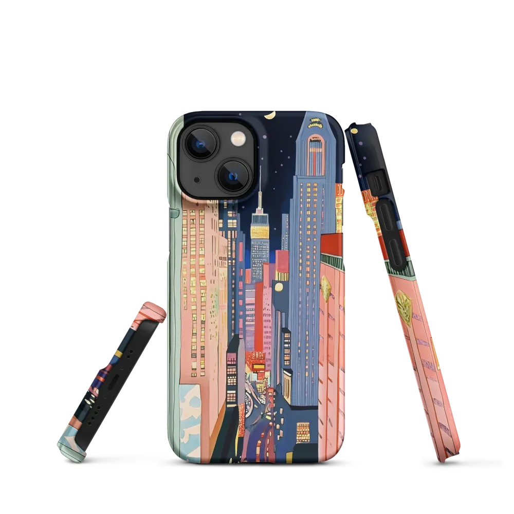 Urban Dreamscape: A Pop Art Night | Phone Case |  13 Mini | Snap Case | Matte