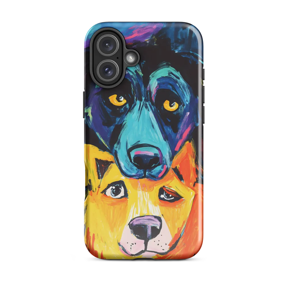 Vibrant Companions: An Expression of Canine Spirit