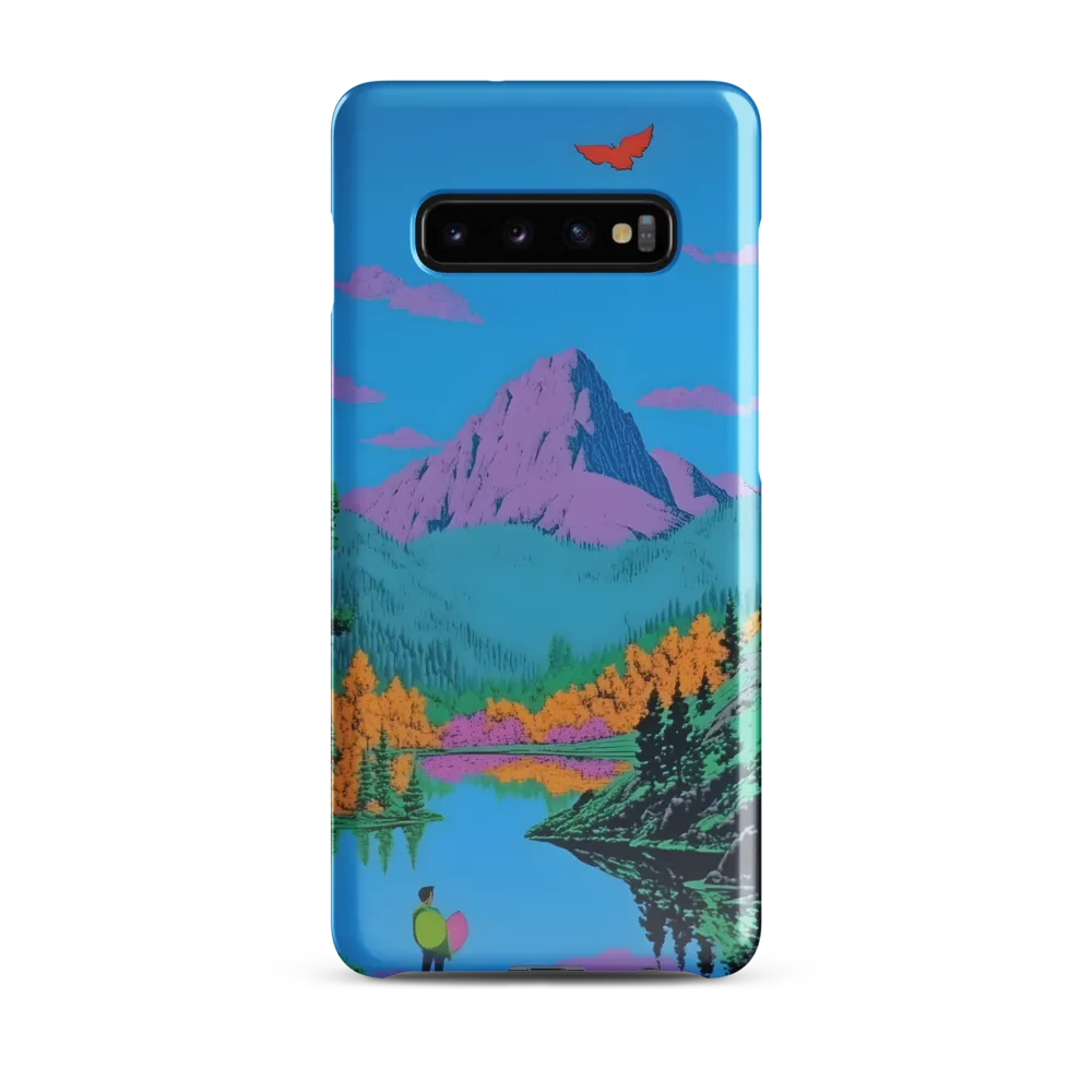 Whispers of Color: A Surreal Escape | Phone Case |  S10 Plus | Snap Case | Glossy