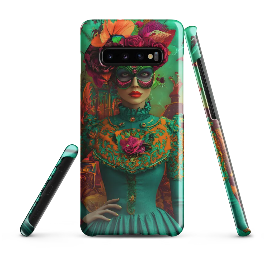 Enchanted Elegance: A Portrait of Mystique | Phone Case |  S10 Plus | Snap Case | Glossy